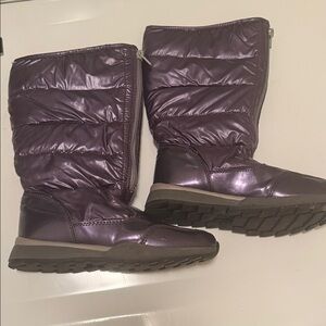 Kids Purple Winter Boots